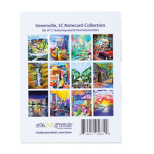 Load image into Gallery viewer, Greenville, SC Notecard Collection of Local Art (Set of 12)