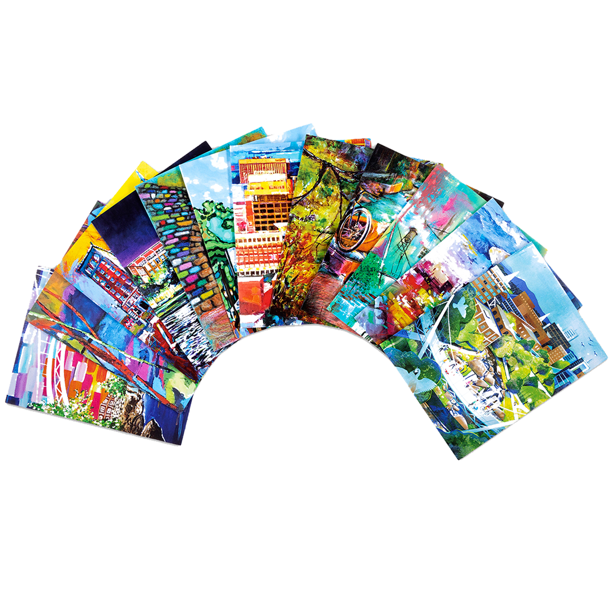 Greenville, SC Notecard Collection of Local Art (Set of 12) –  VisitGreenvilleSC
