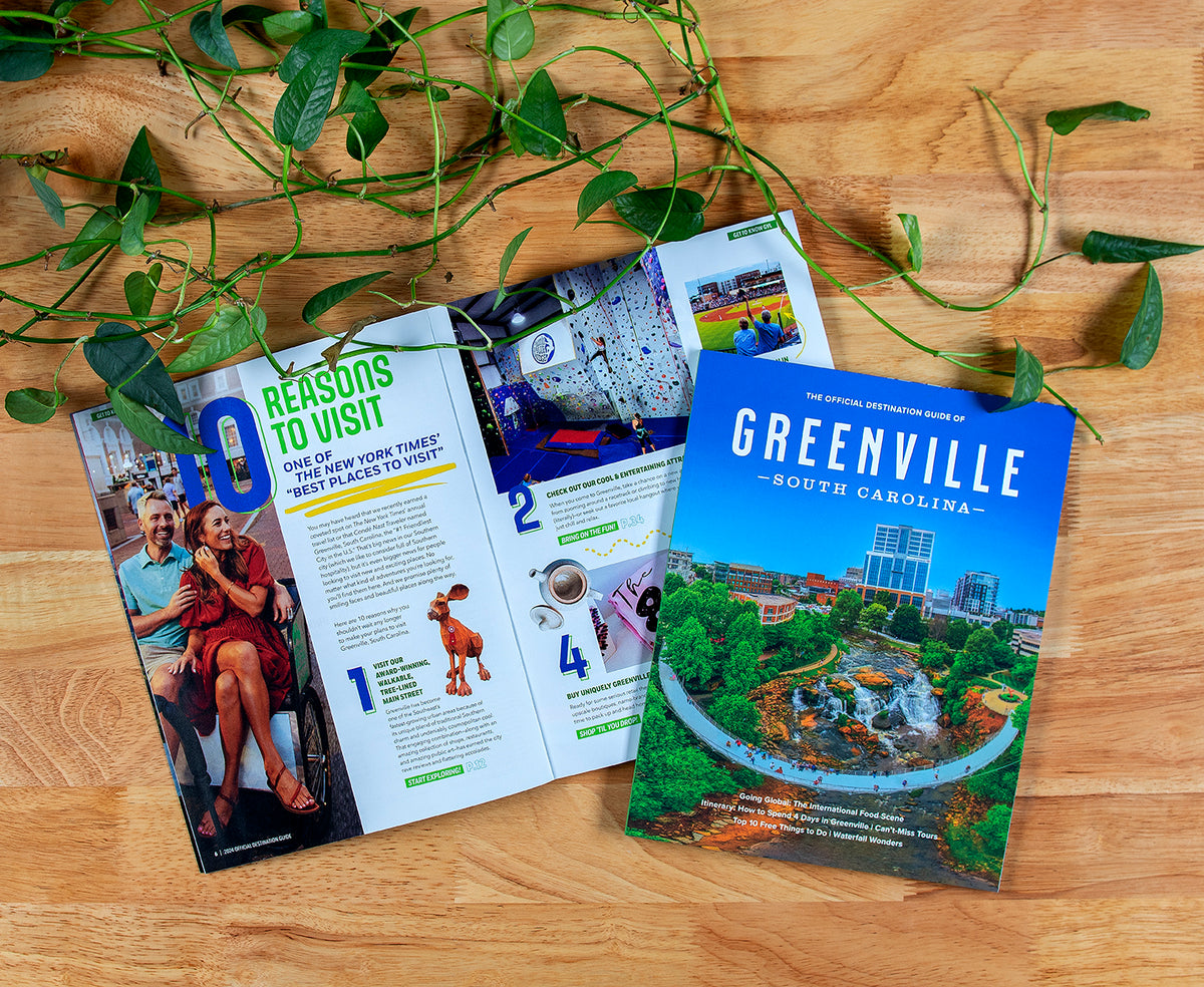 2024 Official Destination Guide of Greenville, SC (Single Copy