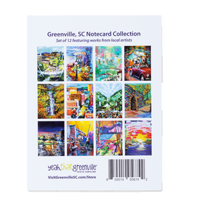 Greenville, SC Notecard Collection of Local Art (Set of 12)