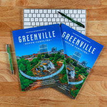 Load image into Gallery viewer, Boxes of the 2024 Official Destination Guide of Greenville, SC (35/Box)