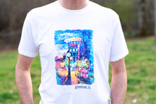 Load image into Gallery viewer, &quot;Main Street at Night&quot; T-Shirt (White)