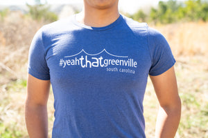 #yeahTHATgreenville Liberty Bridge T-Shirt (Navy)